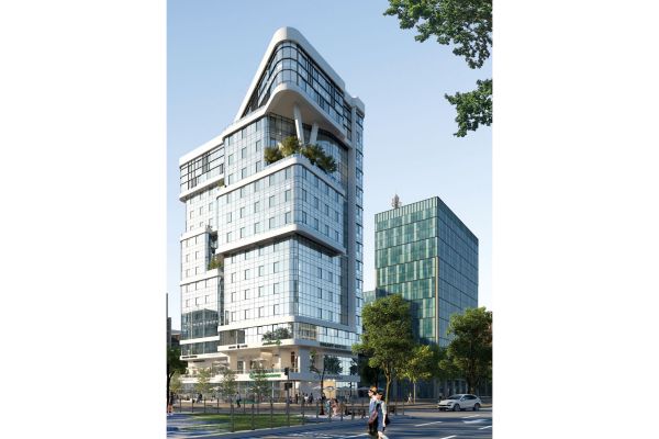 Яркая бизнес-башня 